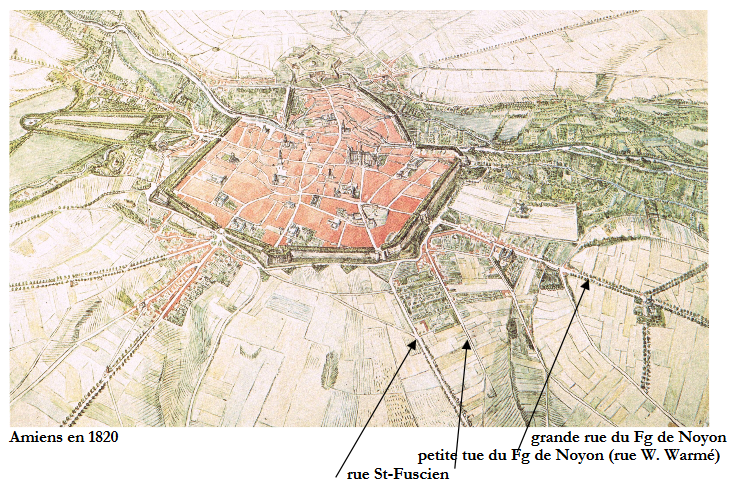 Amiens en 1820